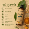  [Mua 1 Tặng 1] Sữa Tắm Thảo Dược Gừng Nghệ 1L Sạch Sâu, Ngăn Ngừa Mụn Trên Da 