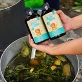  [Mua 1 Tặng 1] Nước Tắm Gội Thảo Dược Cho Bé Bon Bon - Mát Da, Giảm Rôm Sảy, Dịu Mẩn Đỏ 