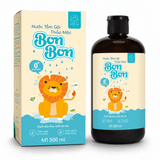  [Mua 1 Tặng 1] Nước Tắm Gội Thảo Dược Cho Bé Bon Bon - Mát Da, Giảm Rôm Sảy, Dịu Mẩn Đỏ 