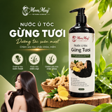  [Mua 1 Tặng 1] Nước Ủ Tóc Gừng Tươi Dưỡng Tóc Mềm Mượt, Chắc Khỏe Phù Hợp Mọi Loại Tóc 