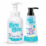  [Mua 1 Tặng 1] Sữa Tắm Gội Toàn Thân Cho Bé Dịu Nhẹ, Sạch Mềm Thơm Da Bon Bon 