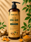  [Mua 1 Tặng 1] Sữa Tắm Thảo Dược Gừng Nghệ 1L Sạch Sâu, Ngăn Ngừa Mụn Trên Da 