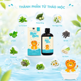  Combo Tắm Gội Toàn Thân Cho Bé Giúp Sạch Da, Dịu Mát Da Bon Bon 