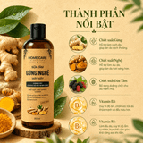  [Mua 1 Tặng 1] Sữa Tắm Thảo Dược Gừng Nghệ 1L Sạch Sâu, Ngăn Ngừa Mụn Trên Da 