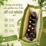  Túi cói cao cấp, túi đựng đồ đi sinh dày dặn, chắc chắn, có cúc bấm, quai xách (35x15x29cm) 