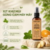  [Mua 1 Tặng 1] Xịt Khử Mùi Cơ Thể, Khử Hôi Nách & Chân Chiết Xuất Từ Thảo Mộc 