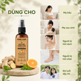  [Mua 1 Tặng 1] Xịt Khử Mùi Cơ Thể, Khử Hôi Nách & Chân Chiết Xuất Từ Thảo Mộc 