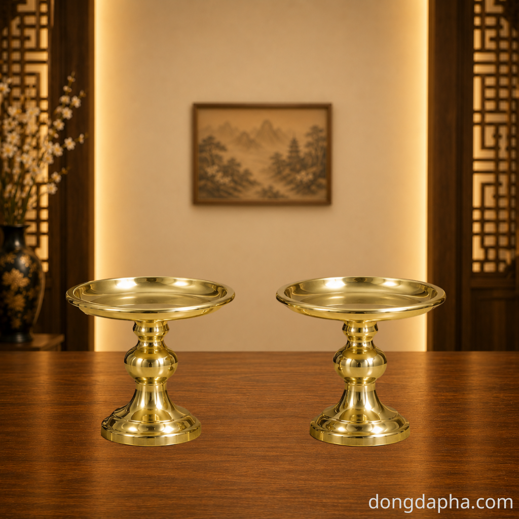  Đèn Bóng Mờ Cao Cấp (Chân Nến) 