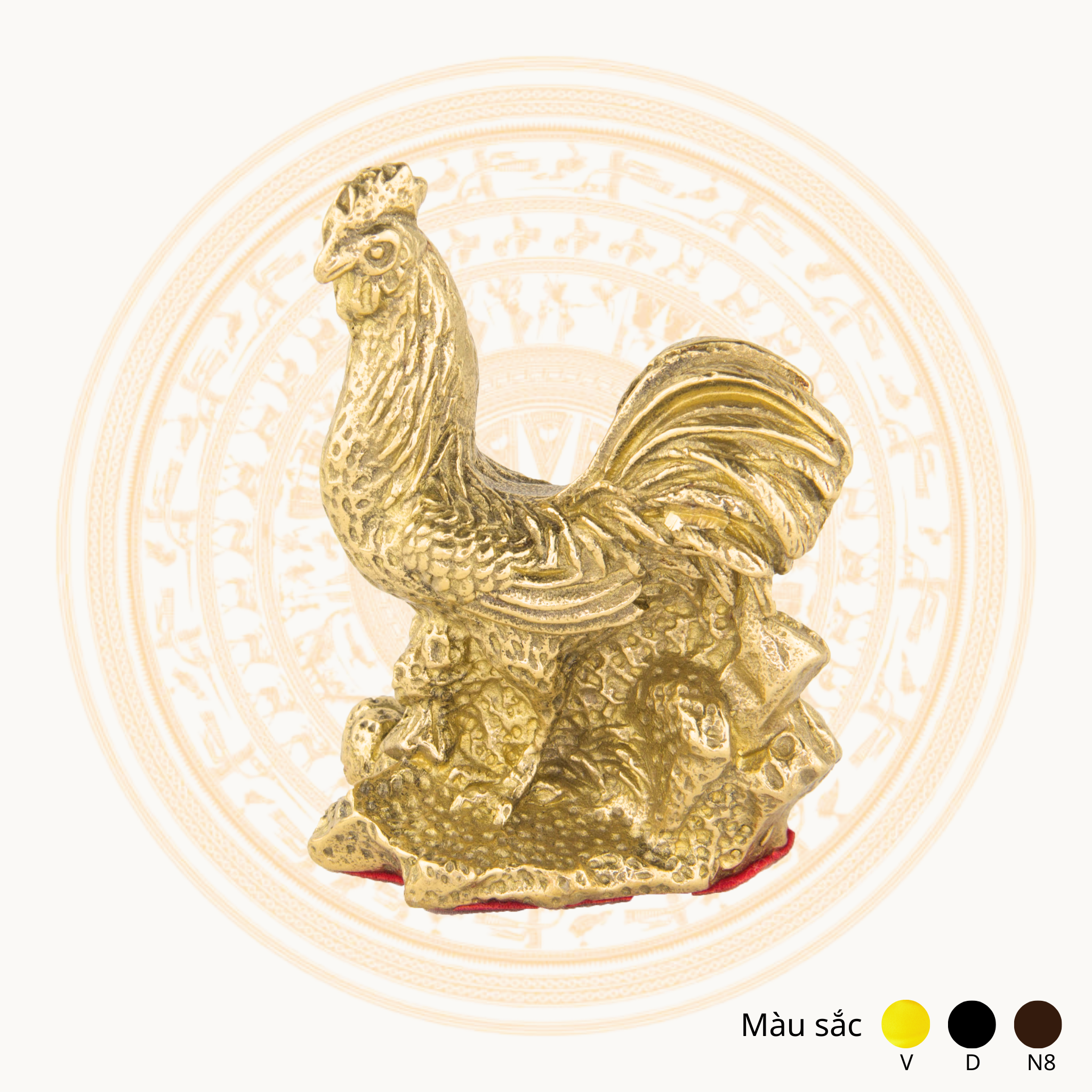  Kim Kê Đại Cát - Tượng 12 con Giáp Dapha 