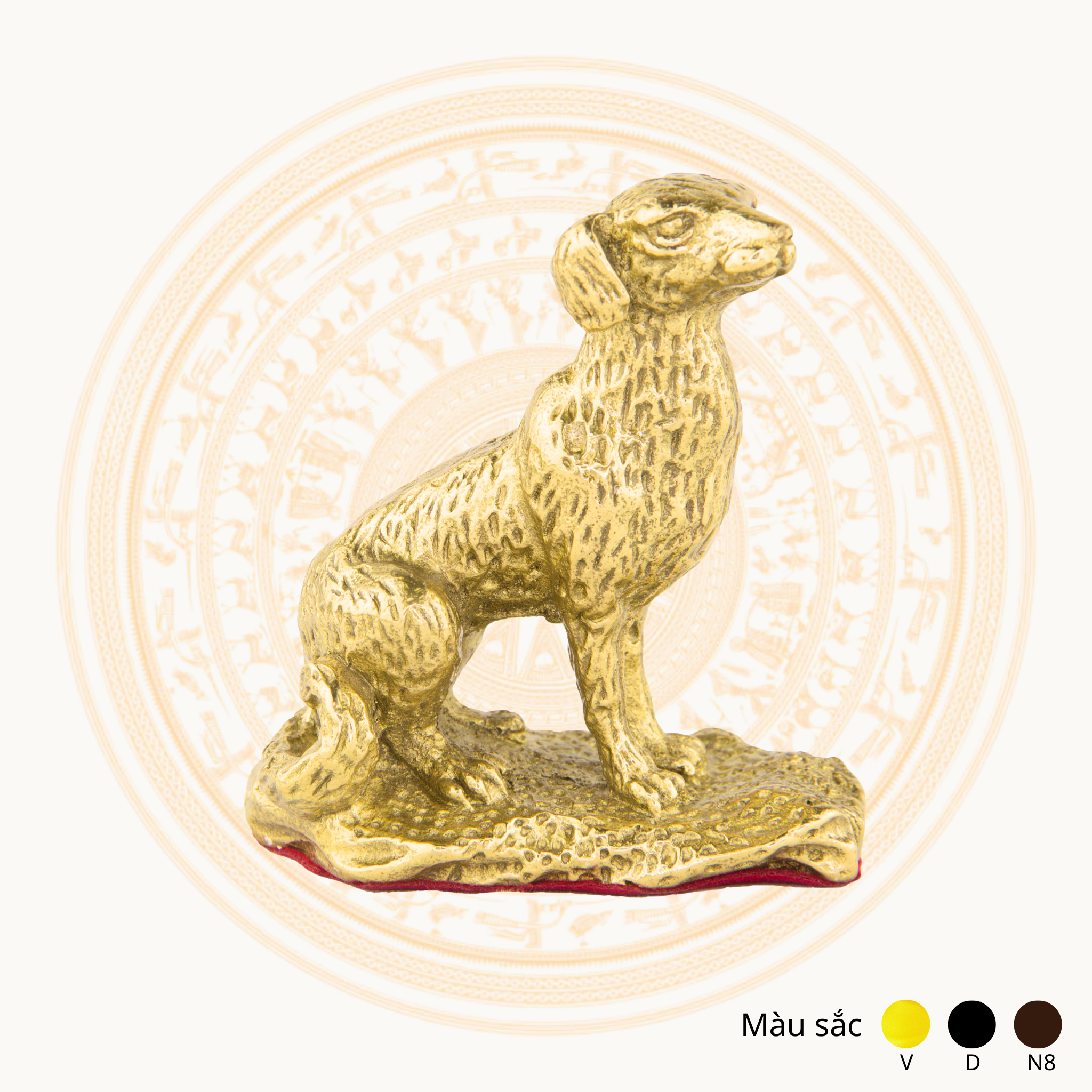  Kim Khuyển An Khang - Tượng 12 con Giáp Dapha 