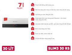 Bình nóng lạnh Ariston 30L SLIM3 30 RS VN