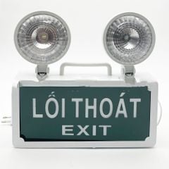 Đèn sự cố khẩn cấp chiếu sáng kết hợp biển chỉ dẫn thoát hiểm Exit