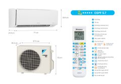 Điều Hòa Daikin Hai Chiều Inverter FTHF35XVMV - 1HP