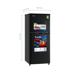 Tủ lạnh Funiki Inverter HR T8185TDG 185 lít