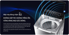 Máy giặt Aqua lồng đứng 8.0 Kg AWM8-316K(B) - Màu đen