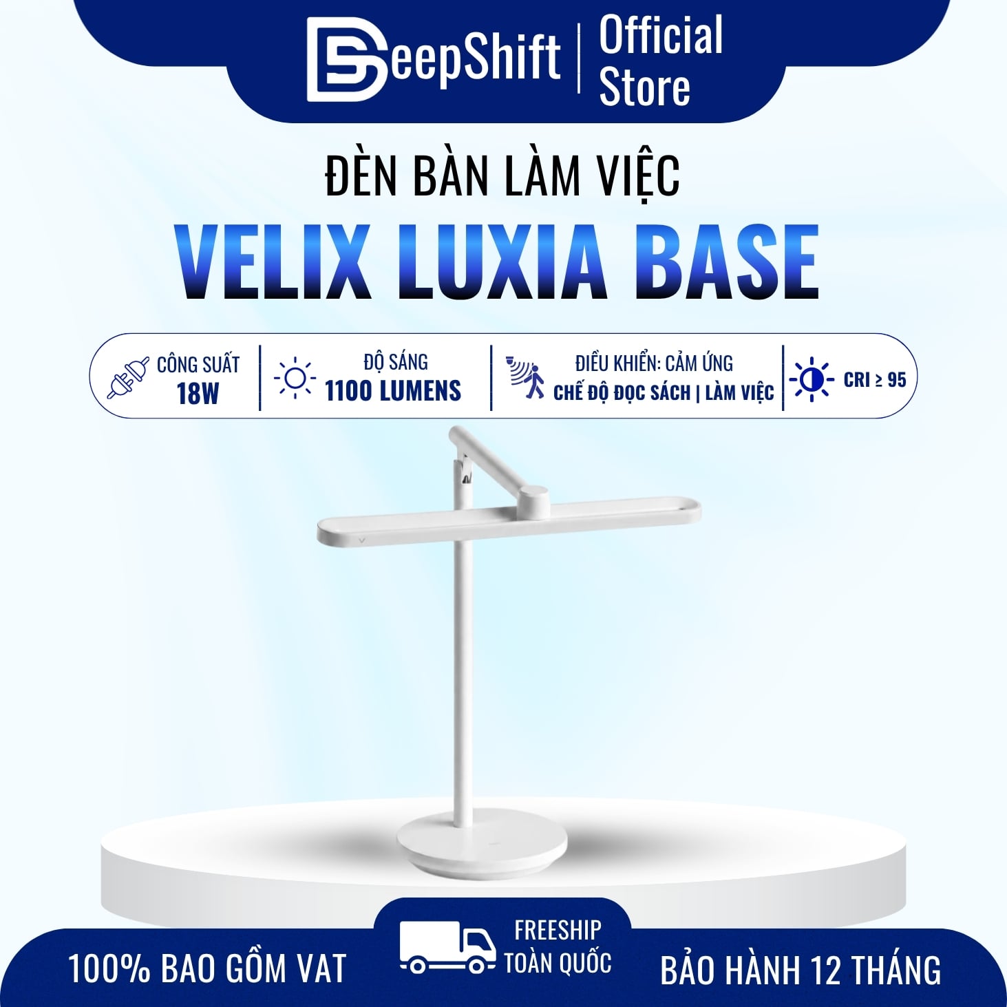 Đèn bàn Velix Luxia Base desk lighting