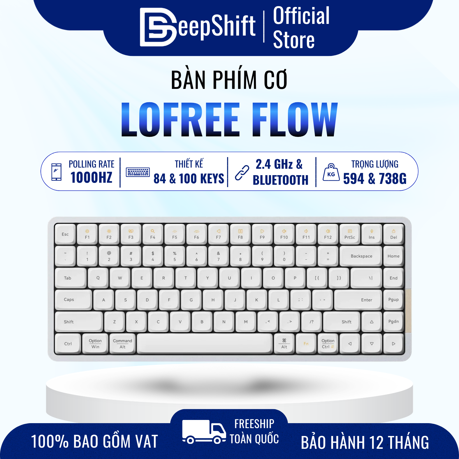 Lofree Flow84 / Flow100 mechanical keyboard