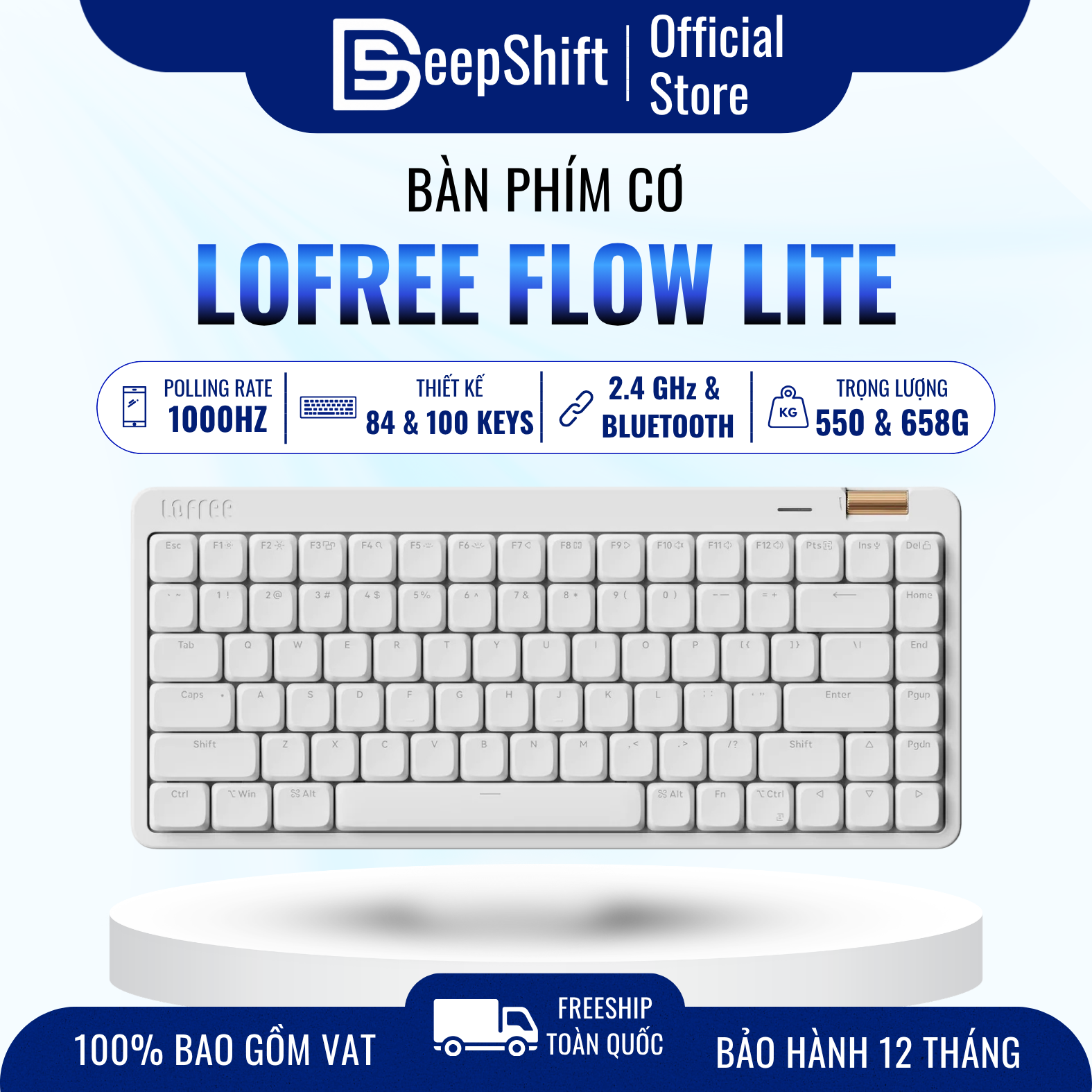 Lofree Flow Lite84 / Flow Lite100 mechanical keyboard