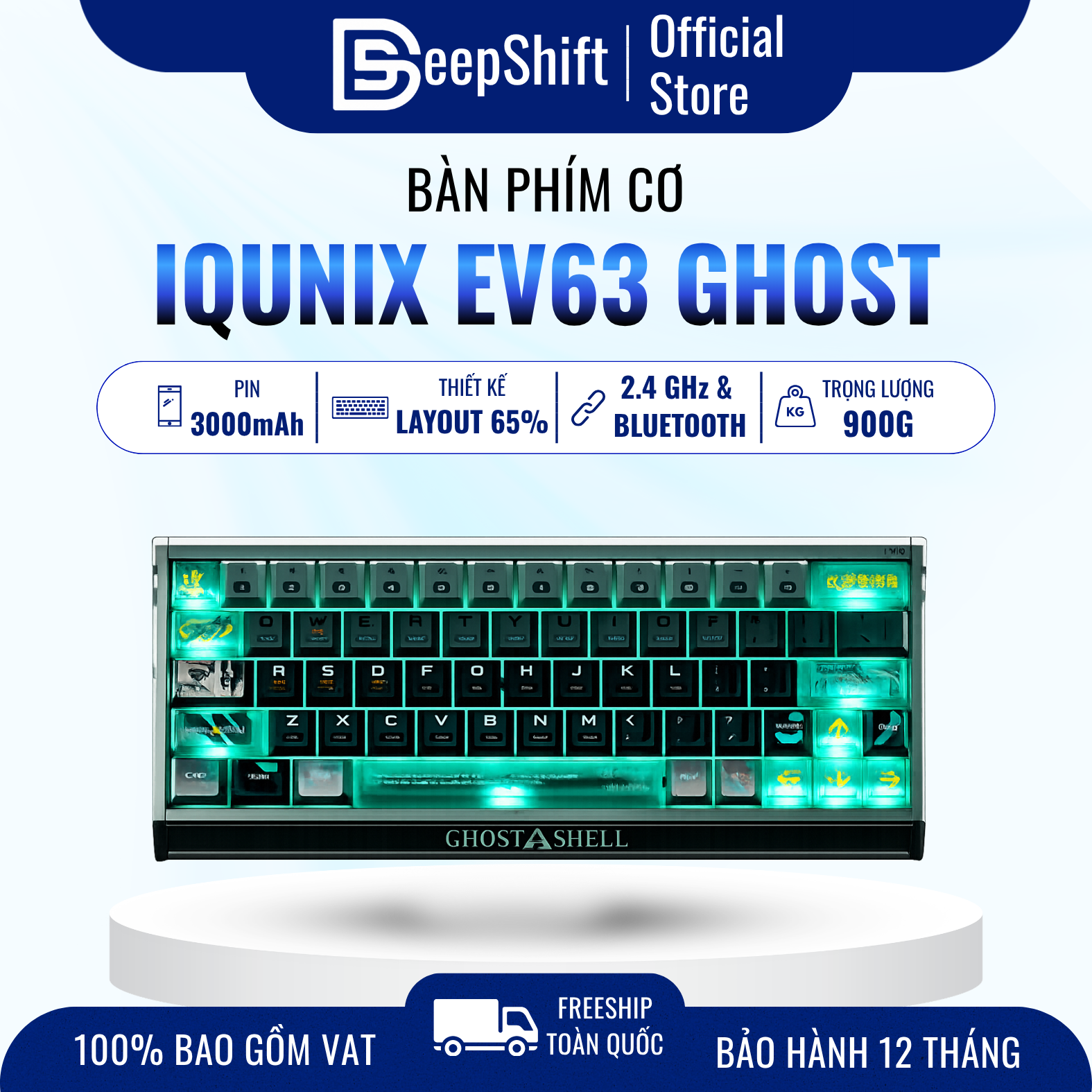 IQUNIX EV63 HE mechanical keyboard