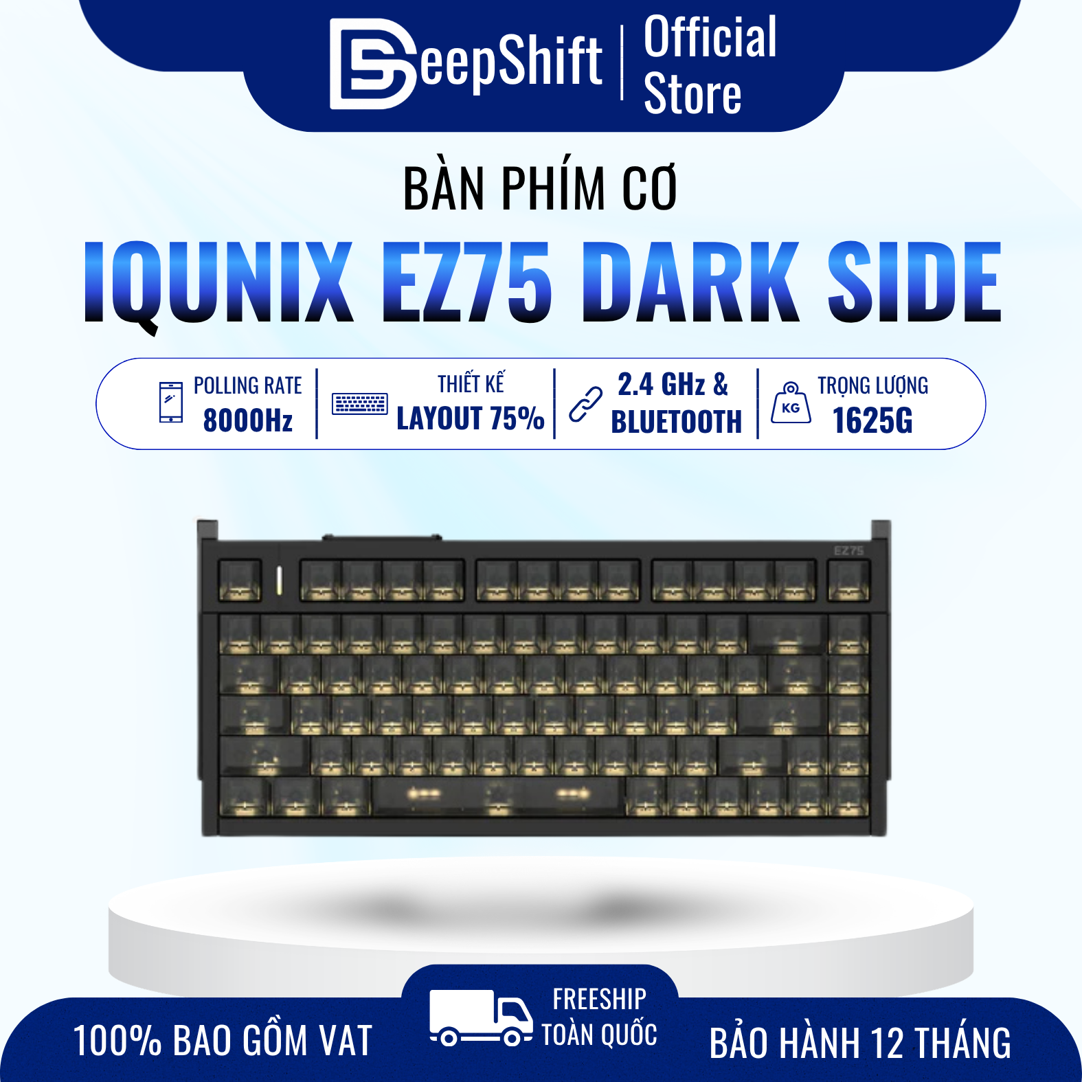 IQUNIX EZ75 HE mechanical keyboard