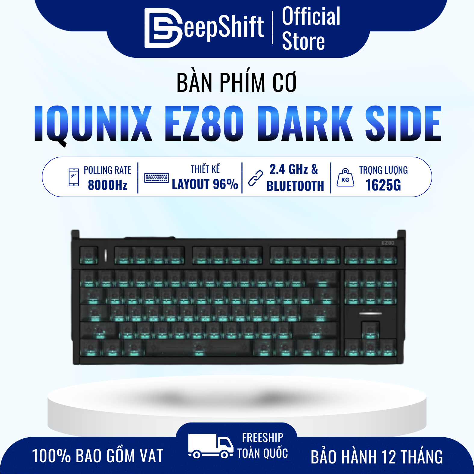 IQUNIX EZ80 HE mechanical keyboard