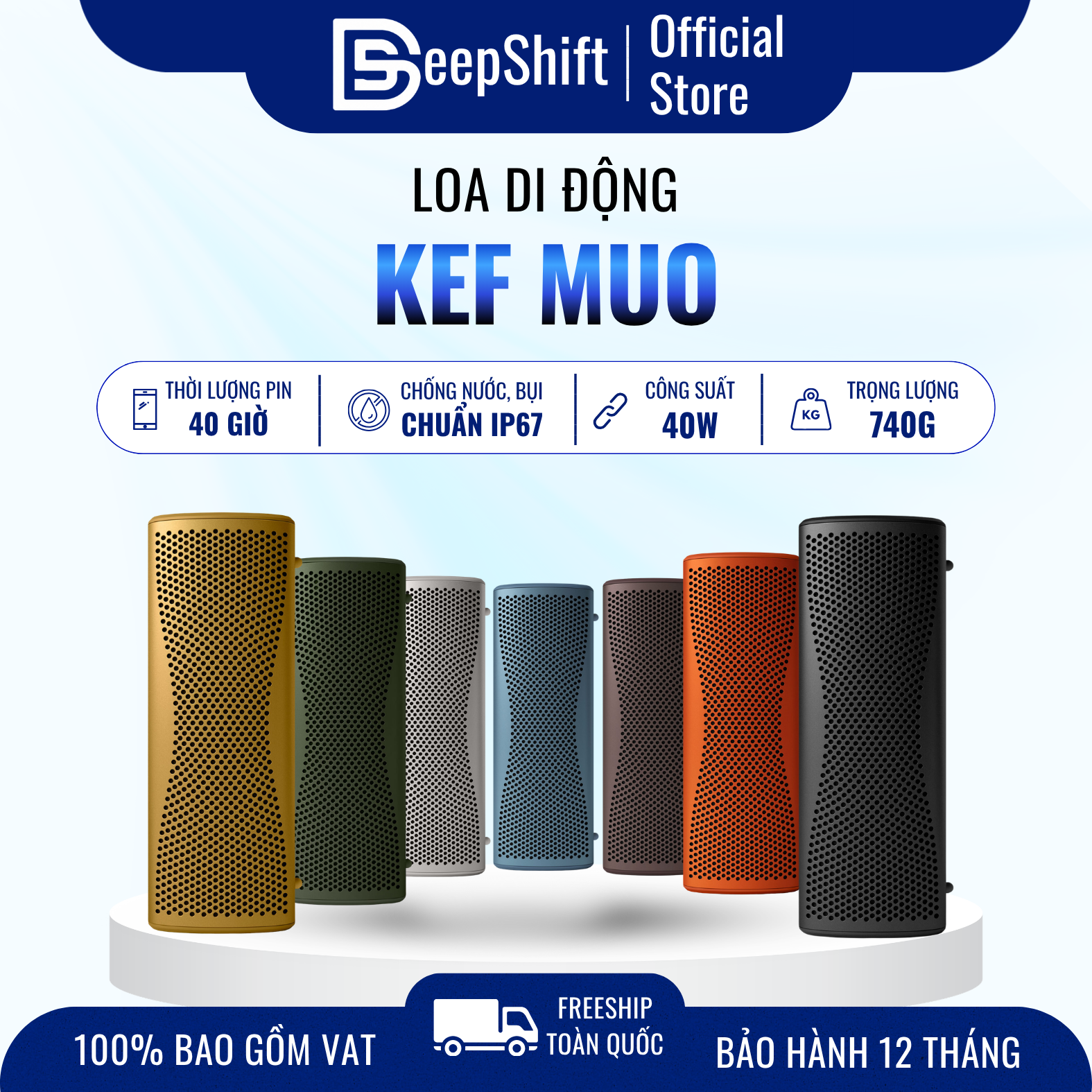 Loa di động KEF Muo portable speaker