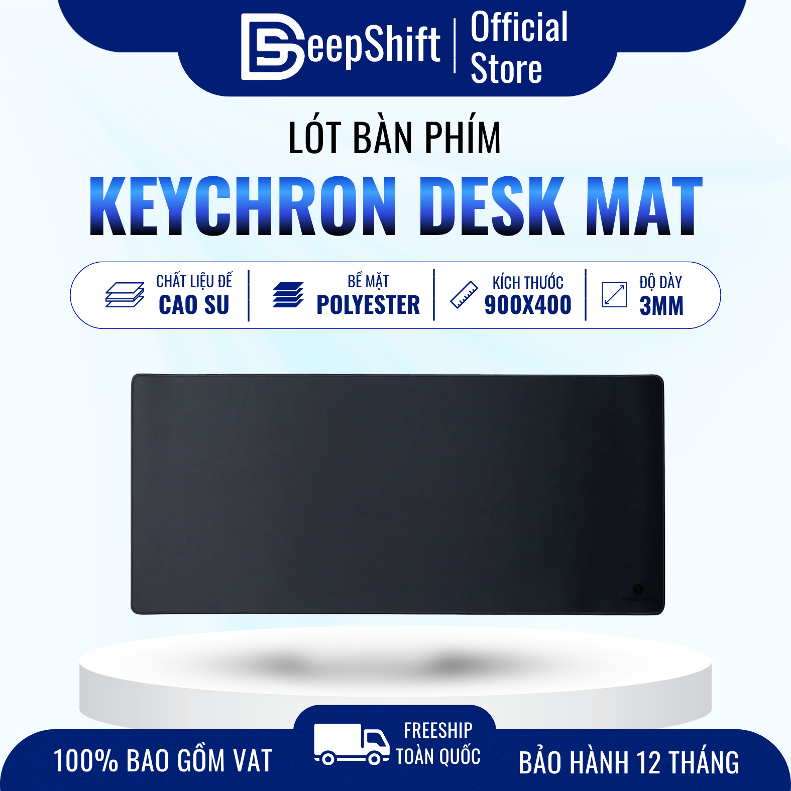 Tấm lót chuột hiệu Keychron, model DM-1 keyboard accessory