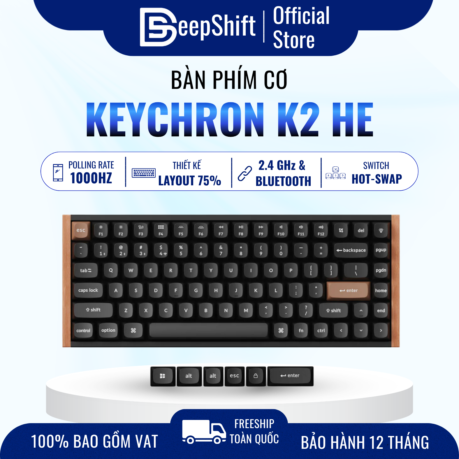 Keychron K2 HE Special Edition mechanical keyboard