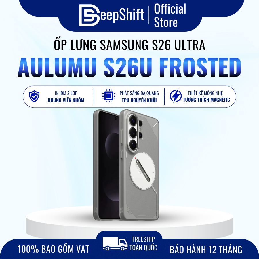 Ốp lưng điện thoại Aulumu S26 Frosted Case Samsung S26 Ultra protective case