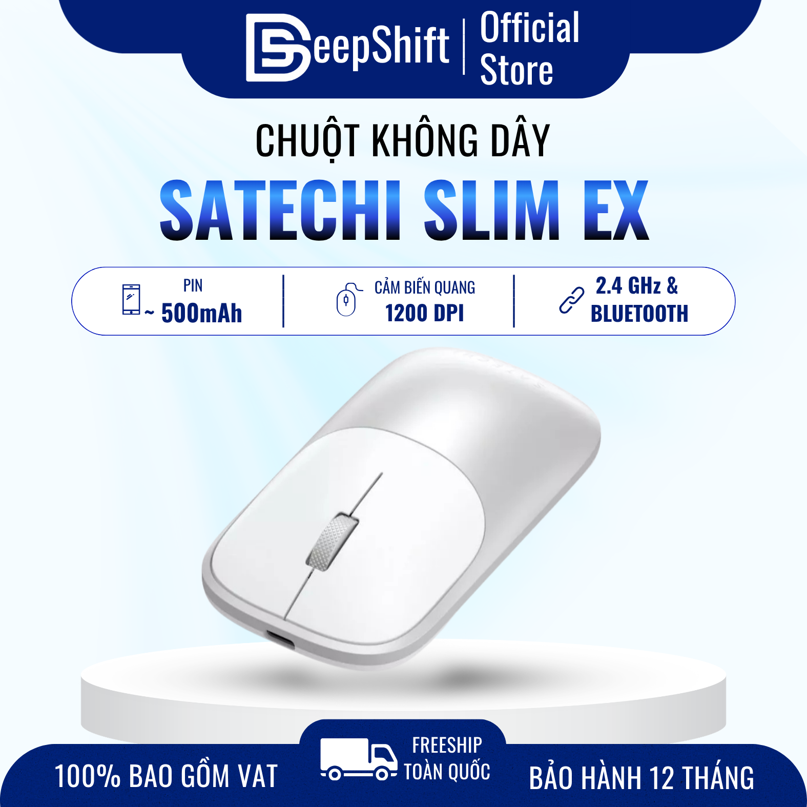 Chuột không dây Satechi Slim EX wireless mouse
