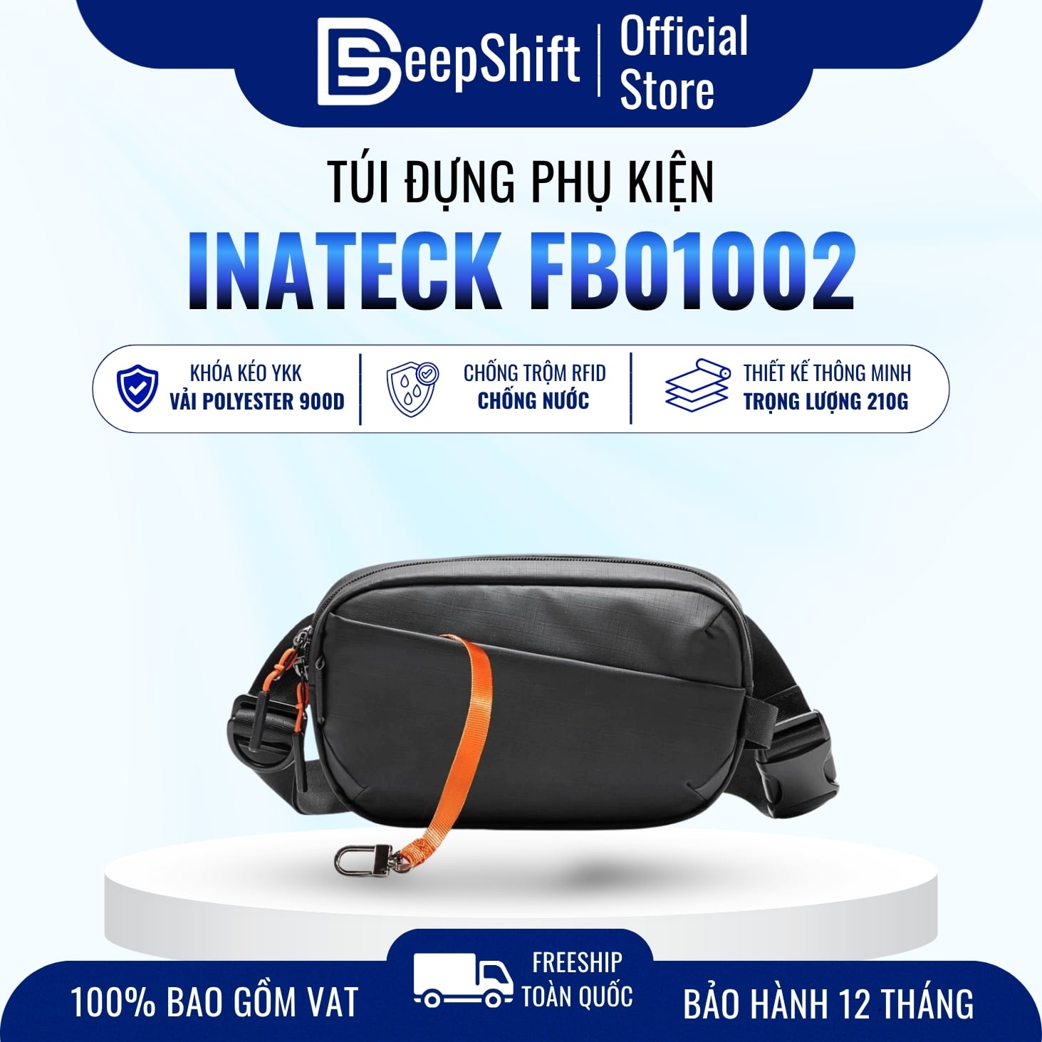 Túi đeo chéo Inateck X-Mini FB01002 tech bag