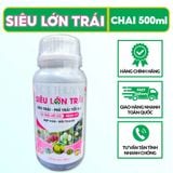  Phân Bón Siêu Lớn Trái, Kéo Trái, Phì Trái Tối Đa, To Trái Hết Cỡ, Lên Màu Đẹp, Nặng Ký, Tăng Hương Vị - Chai 500ml 