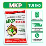  Phân Bón MKP 0-52-34+TE Tạo Mầm Hoa, Xử Lý Ra Hoa Trái Vụ, Tăng Thụ Phấn, Giúp Lá Non Mau Già, Chặn Đọt - Túi 1kg 