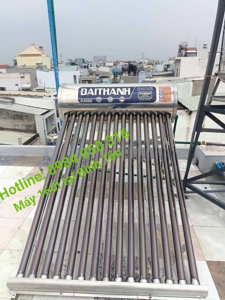 Máy Năng Lượng Mặt Trời Đại Thành 160L Classic F58