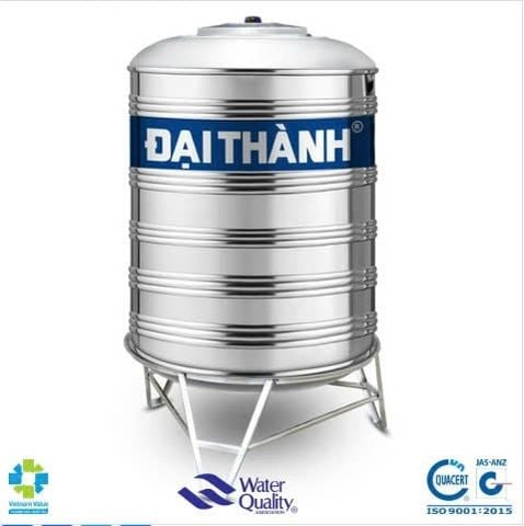 Bồn Nước Inox Đại Thành 5000L Đứng