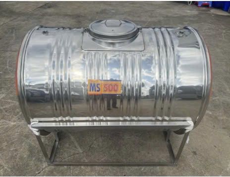 Bồn Nước Inox Hwata 500L Nằm Ngang