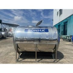 Bồn Nước Inox Sơn Hà 500L Nằm Ngang