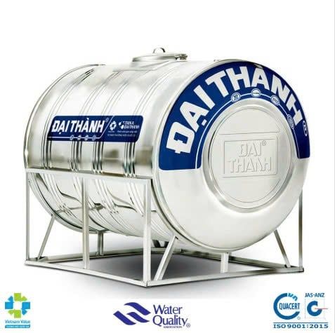 Bồn Nước Inox Đại Thành 4000L Nằm Ngang