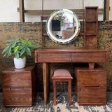 Bàn trang điểm gỗ sồi