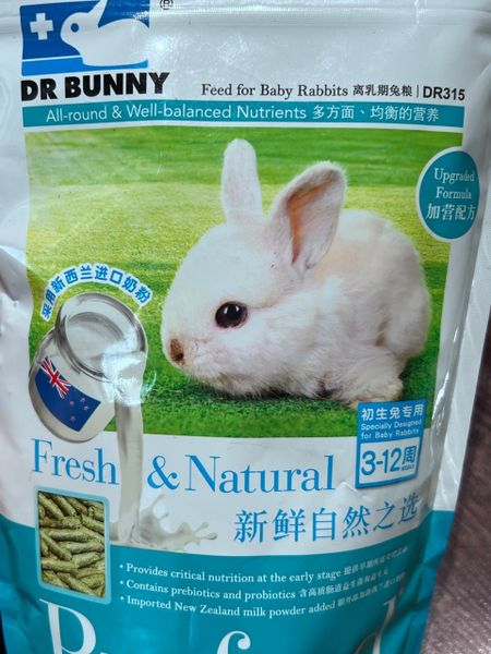 DR 315-Thức ăn cho thỏ mới tách sữa