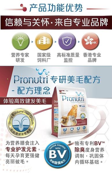 DR328 Dr.Bunny Thức ăn làm đẹp lông cho Bọ 900g