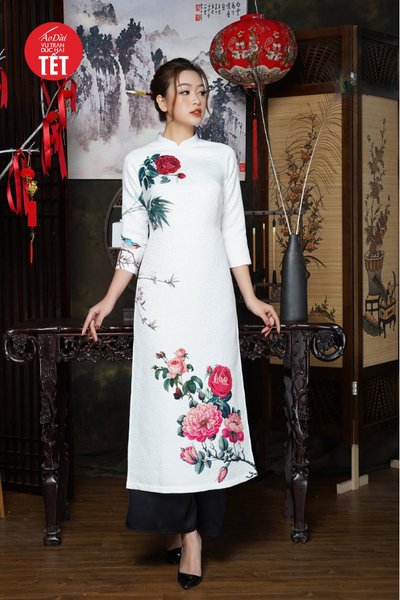Áo dài Mai Điểu Xuân Ca ADTet0904