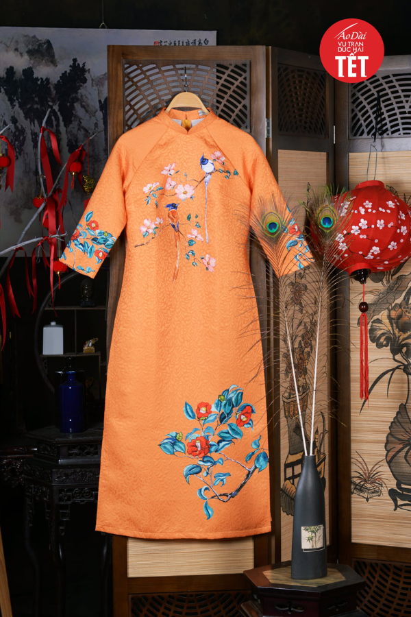 Áo dài Liên Tước Xuân Hoa ADTet0903