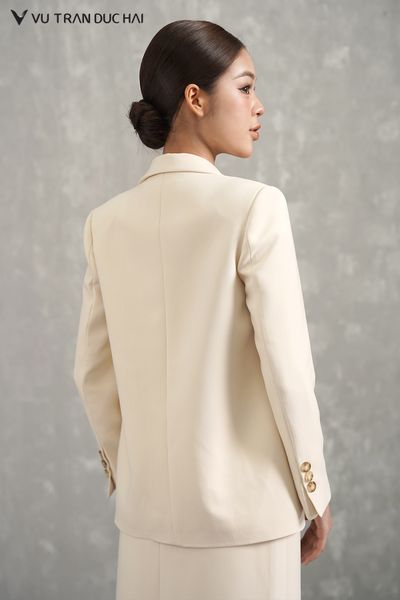 Blazer dáng suông ve to 1 khuy BLO2604