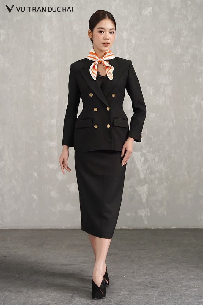 Chân váy suông dài 2 túi SKO2603