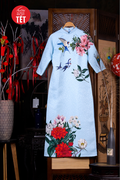 Áo dài Tịnh Vân Yến ADTet0902