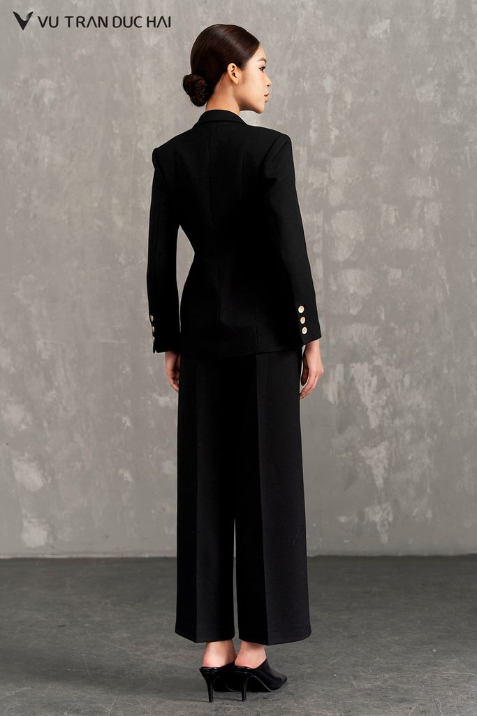 Vest 4 khuy cổ hai ve dáng ôm BLO2602