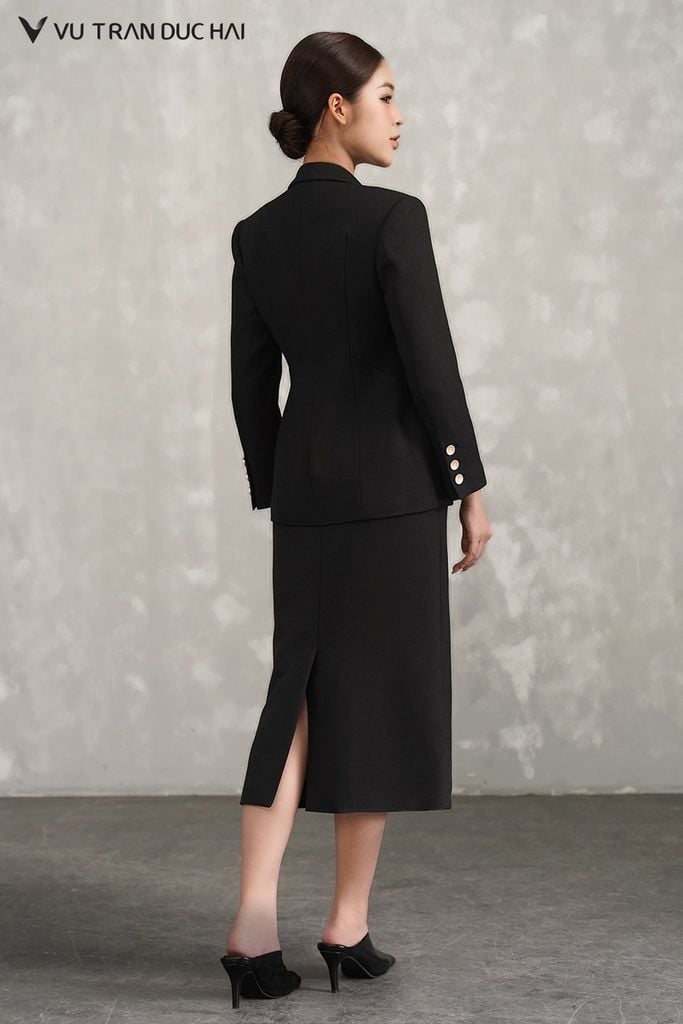 Chân váy suông dài 2 túi SKO2603