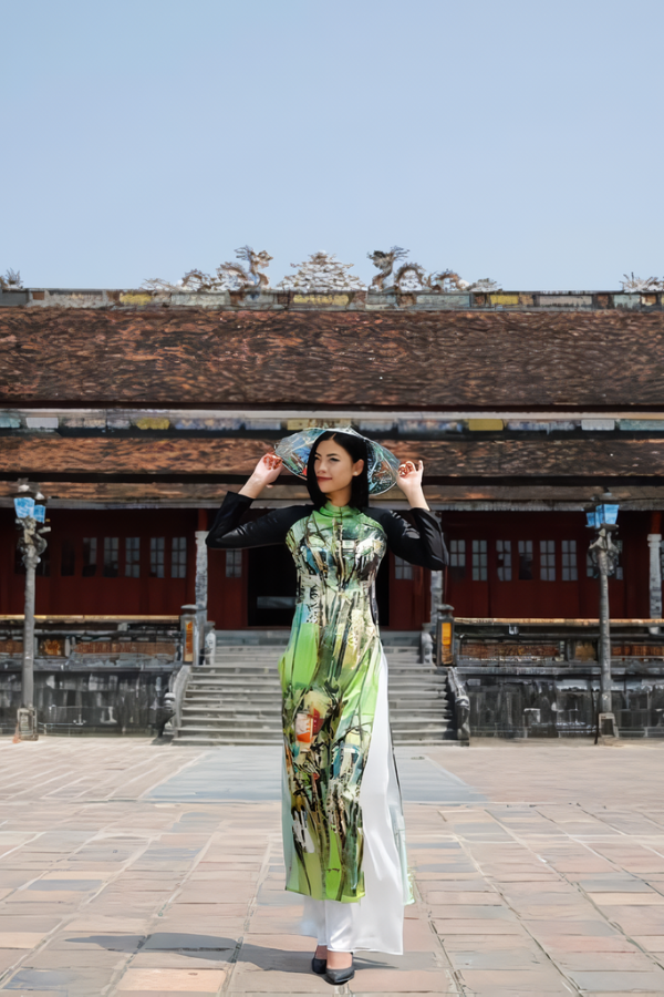 Áo dài Nắng Trên Thành Nội ADBSTHue0902