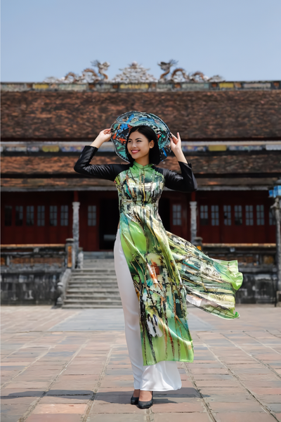 Áo dài Nắng Trên Thành Nội ADBSTHue0902